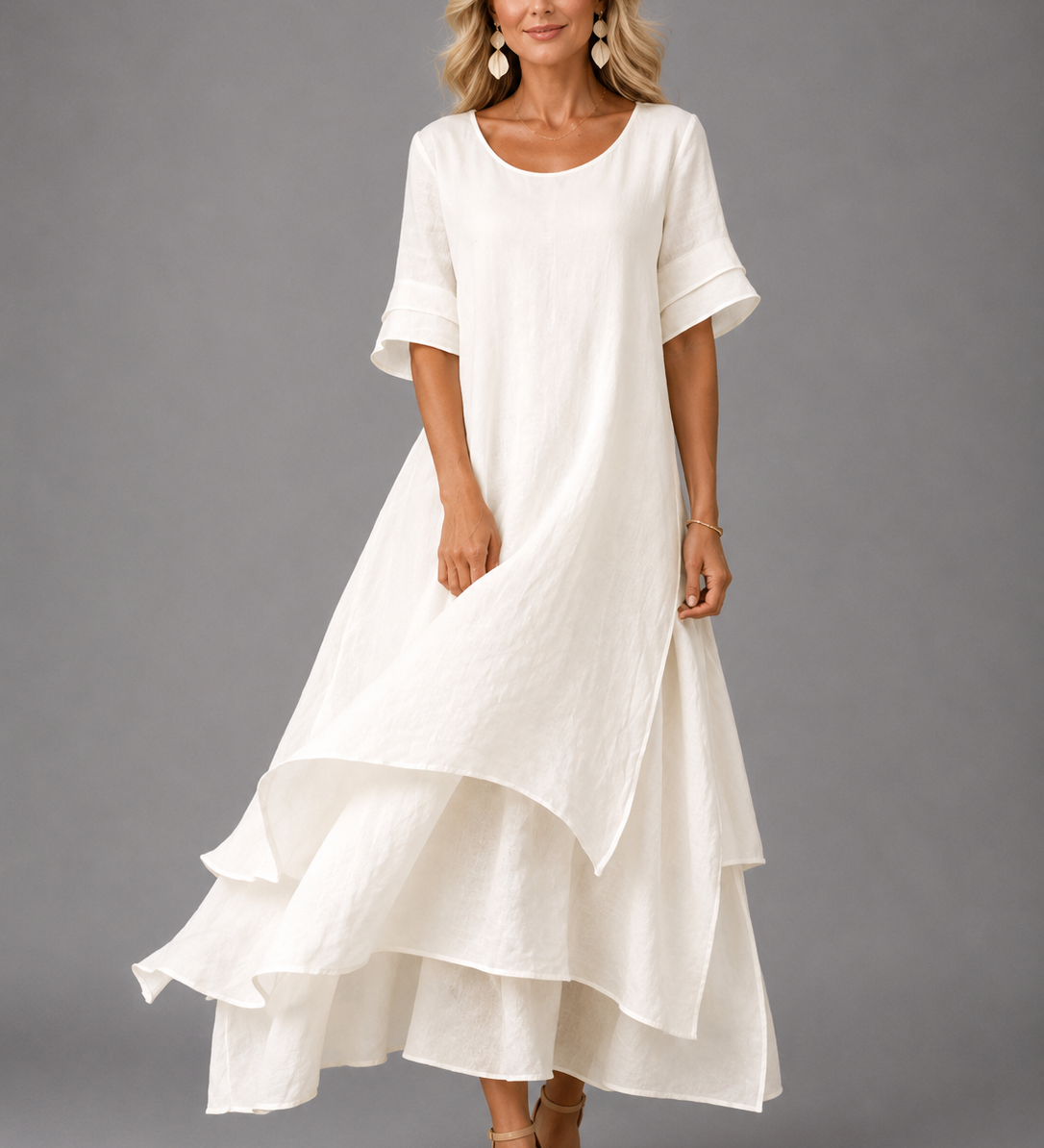 Liora™ | Vestido Maxi de Flujo y Gracia