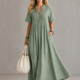 Nathalia™ | Vestido plisado