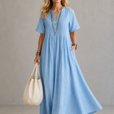 Nathalia™ | Vestido plisado
