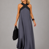 Velora™ | Vestido Maxi de Elegancia Cruzada