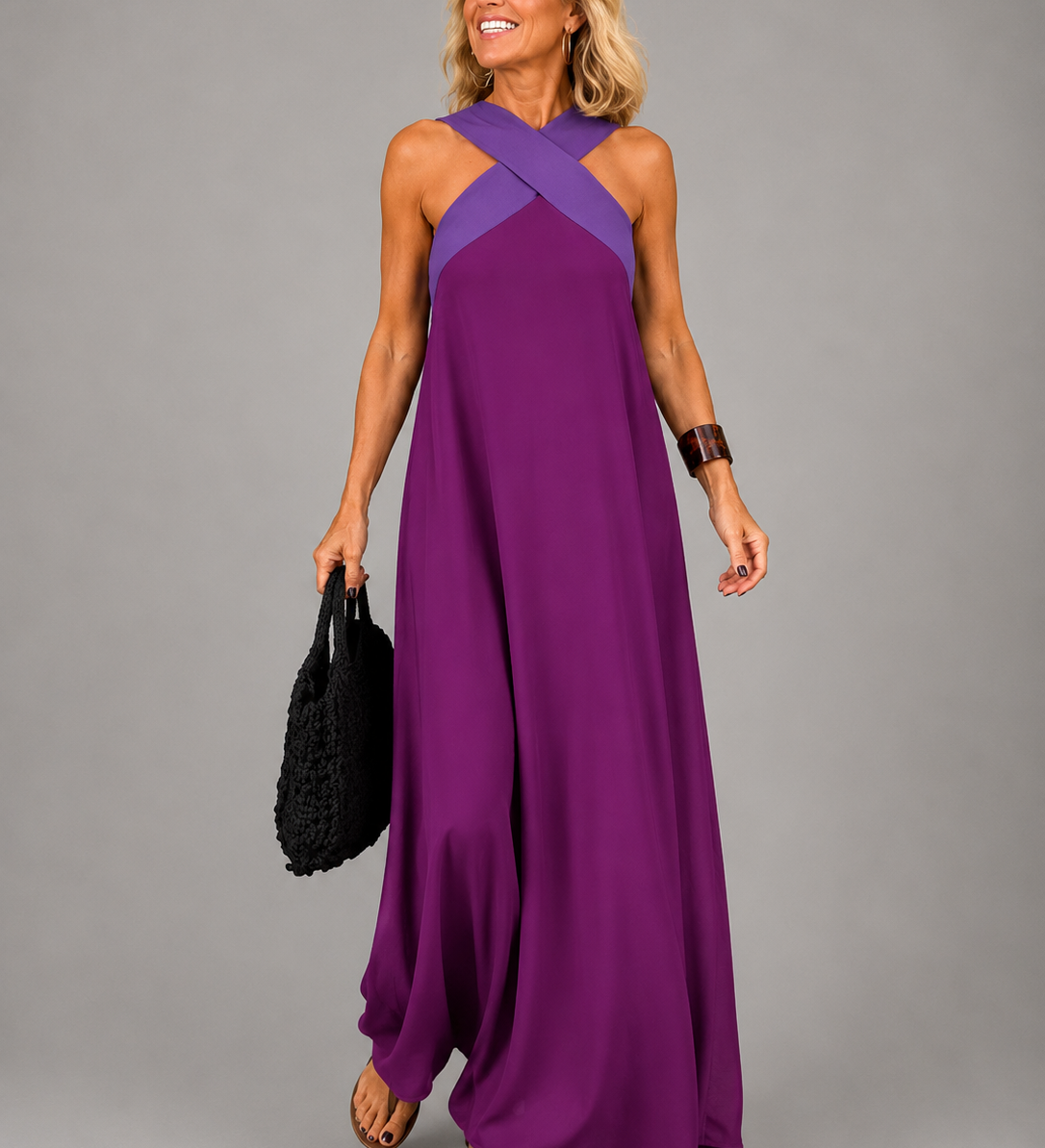 Velora™ | Vestido Maxi de Elegancia Cruzada