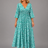 Althea™ | Vestido midi bohemio fluido