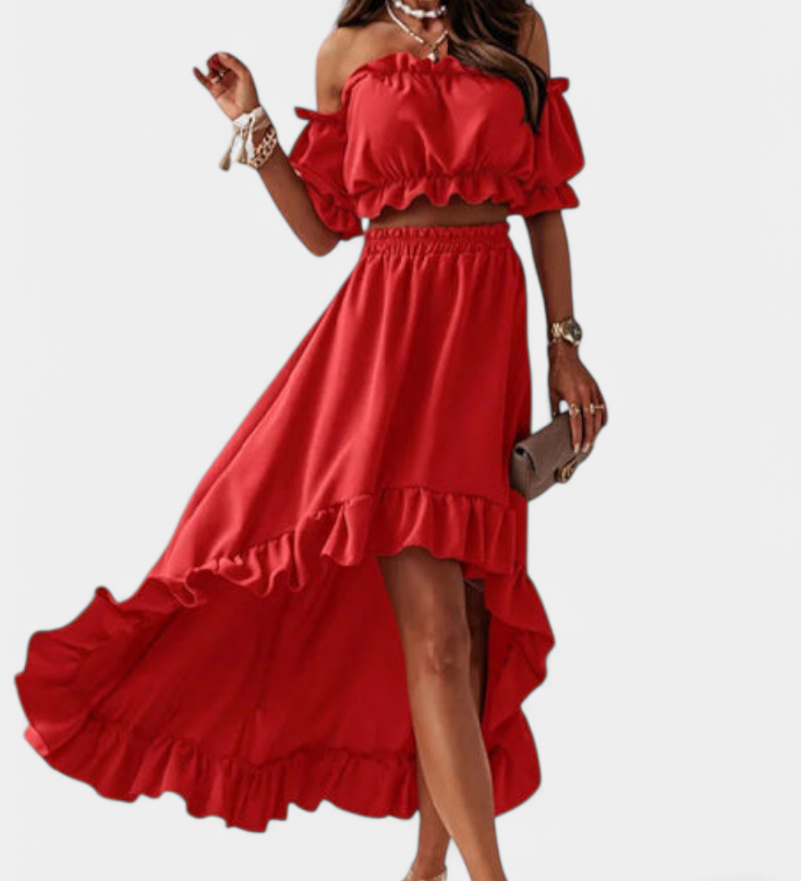 Katja Conjunto de Dos Piezas Off-Shoulder