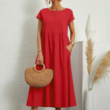 Raquel™ | Vestido midi fluido