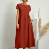Ursina™ | Vestido Midi Fluido
