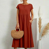 Raquel™ | Vestido midi fluido