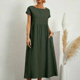 Ursina™ | Vestido Midi Fluido
