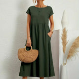 Raquel™ | Vestido midi fluido
