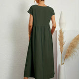 Ursina™ | Vestido Midi Fluido