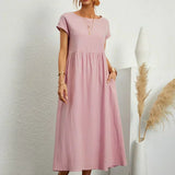 Raquel™ | Vestido midi fluido