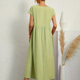 Ursina™ | Vestido Midi Fluido