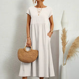 Raquel™ | Vestido midi fluido