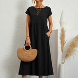 Raquel™ | Vestido midi fluido