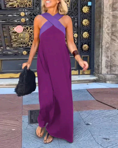 Quirine™ | Vestido maxi cruzado