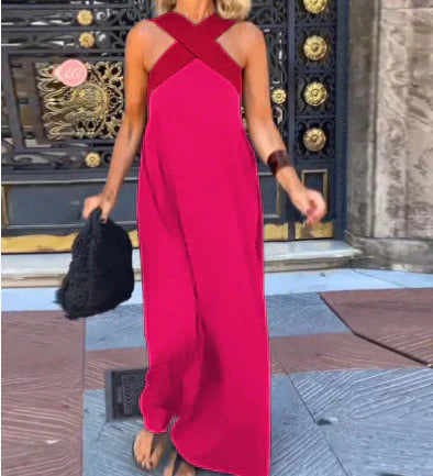 Quirine™ | Vestido maxi cruzado