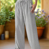 Riviera™ | Pantalones de rayas hasta el suelo