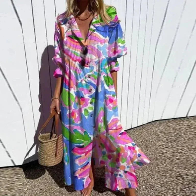 Soleil™ | Vestido maxi bohemio ligero