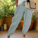 Kyoto™ | Pantalones rayados con cordón