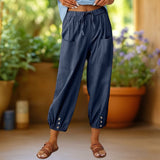 Zara™ | Pantalones harem recortados con cordón