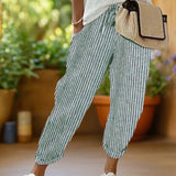 Marlowe™ | Pantalones de rayas con cordón