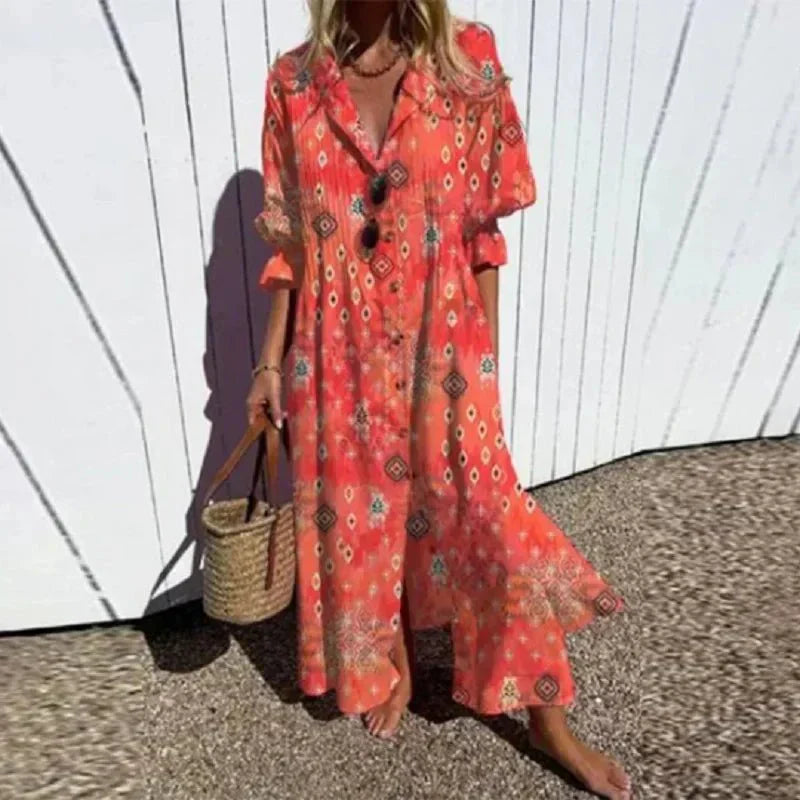 Soleil™ | Vestido maxi bohemio ligero