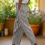 Soleil™ | Pantalones tobilleros con estampado bohemio