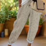 Marlowe™ | Pantalones de rayas con cordón
