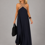 Velora™ | Vestido Maxi de Elegancia Cruzada