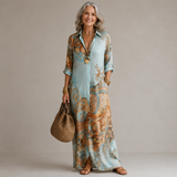 Evalexy™ I Vestido Maxi Estampado de Lujo