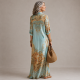 Evalexy™ I Vestido Maxi Estampado de Lujo
