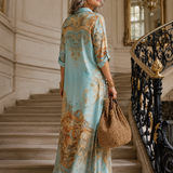 Evalexy™ I Vestido Maxi Estampado de Lujo