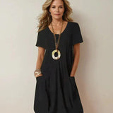 Oriane™ | Vestido maxi casual de caída fluida-