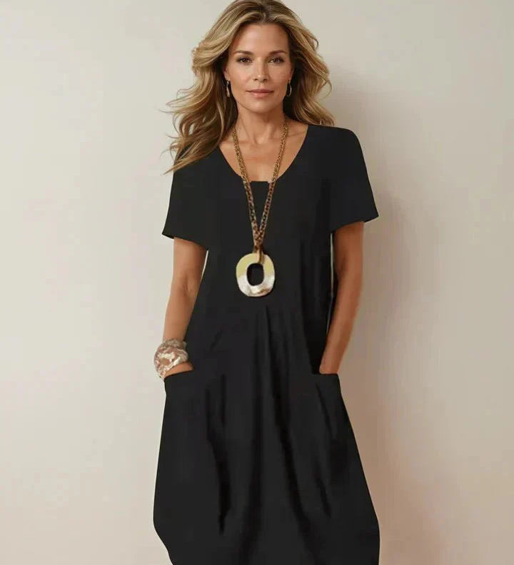 Oriane™ | Vestido maxi casual de caída fluida-