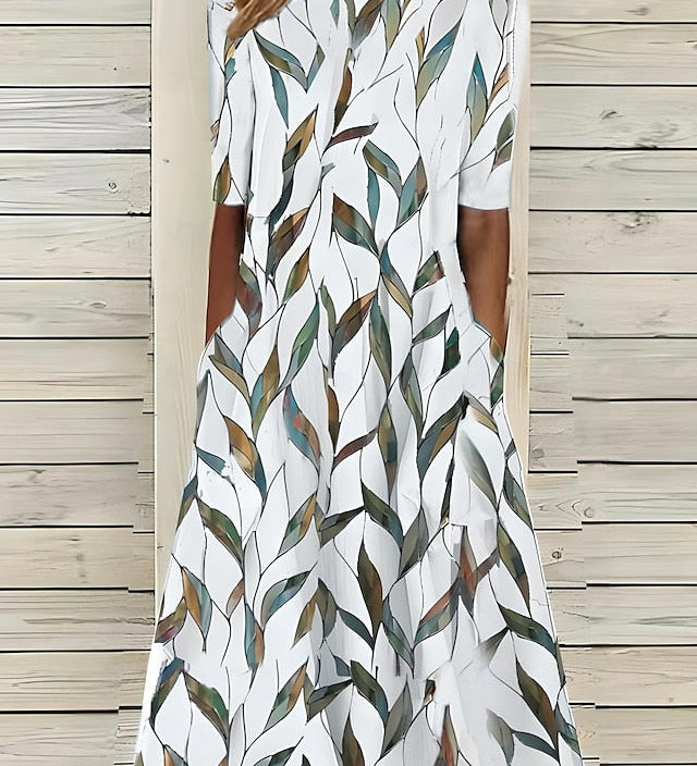 Caitriona™ | Vestido Maxi Coastal Bloom-