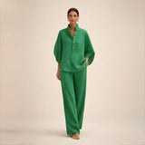 Maria™ | Conjunto de lino holgado
